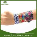 Custom woven wristband for music concert